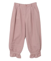 ピンクハウス ガウチョパンツ kotohayokozawa×PINK HOUSE CHERRY EMBROIDERY JEANES （デニム