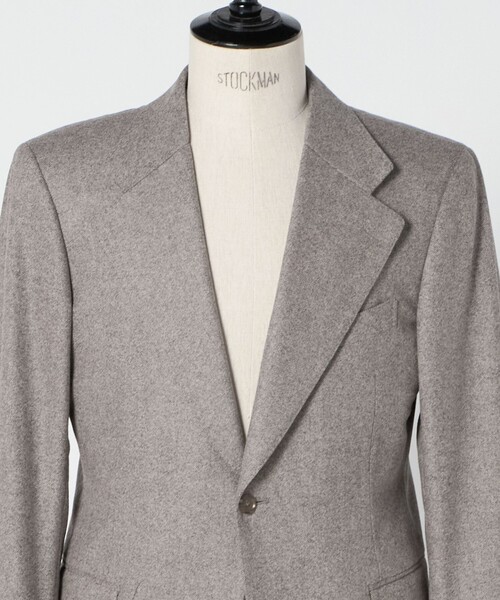 Camoshita(カモシタ)の「<Camoshita>ツイル シングル2ボタン テーラードジャケット(テーラードジャケット・メンズ・モカ・46/48)」の3枚目の写真