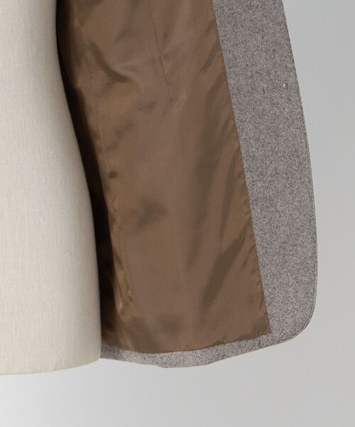 Camoshita(カモシタ)の「<Camoshita>ツイル シングル2ボタン テーラードジャケット(テーラードジャケット・メンズ・モカ・46/48)」の5枚目の写真