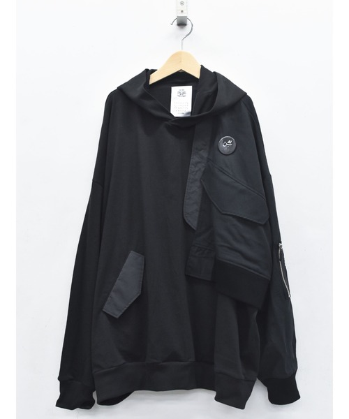 STOF（ストフ）の「STOF/ストフ/FUSION HOODIE（パーカー・メンズ・ブラック/グレー・S/M）」の4枚目の写真