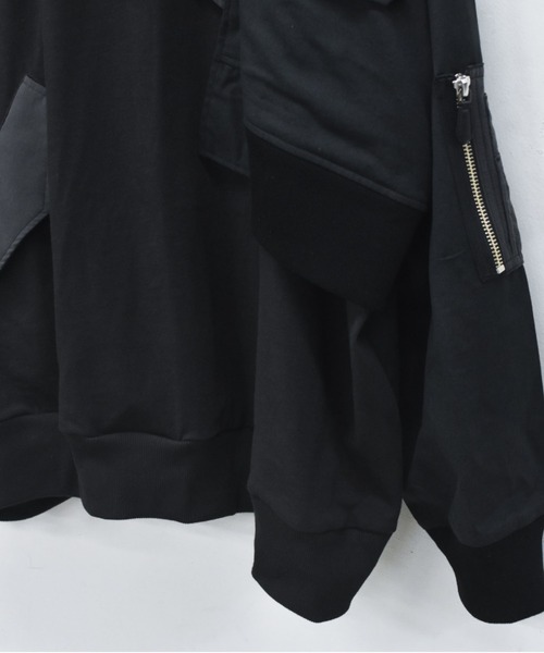 STOF（ストフ）の「STOF/ストフ/FUSION HOODIE（パーカー・メンズ・ブラック/グレー・S/M）」の6枚目の写真