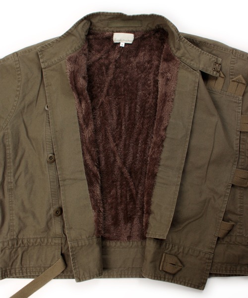 Universal Style Wear（ユニバーサルスタイルウェア）の「Universal Style Wear スウェーデン モトクロスジャケット（ミリタリージャケット・メンズ・ブラック/カーキ・MEDIUM/LARGE/X-LARGE）」の14枚目の写真