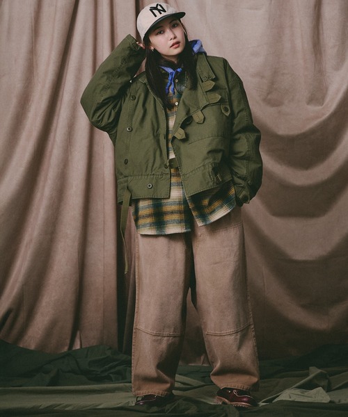 Universal Style Wear（ユニバーサルスタイルウェア）の「Universal Style Wear スウェーデン モトクロスジャケット（ミリタリージャケット・メンズ・ブラック/カーキ・MEDIUM/LARGE/X-LARGE）」の6枚目の写真