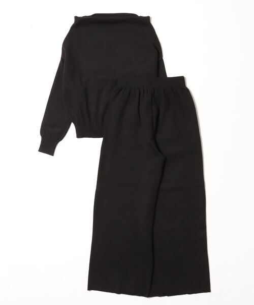 FREE STYLISTS(フリー スタイリスト)の「YUGA_YGMC Off-the-shoulder top + loose-fitting pants set(セットアップ・レディース・オフホワイト/グレー/ブラック・FREE)」の8枚目の写真