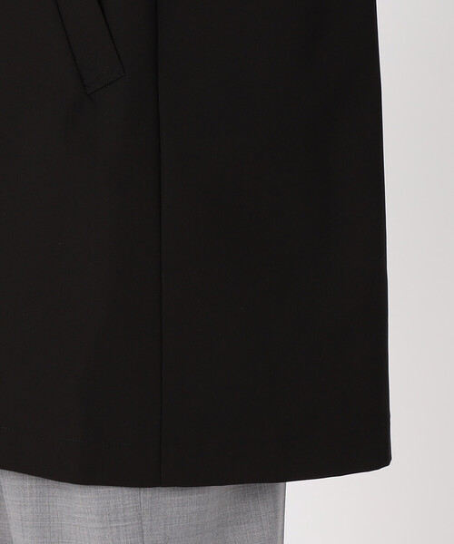 COMME CA（コムサ）の「ハイブリッドソロタフタ グレンチェック柄コート（ステンカラーコート・レディース・ブラック・9号/11号）」の15枚目の写真