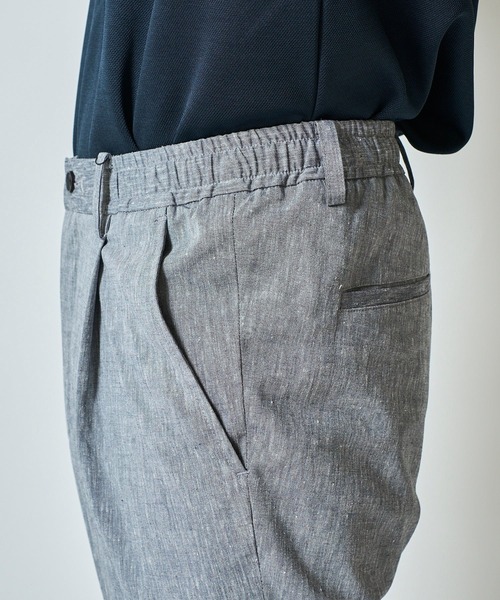 TETE HOMME（テットオム）の「リネンイージーパンツ（その他パンツ・メンズ・ブラック/グレー・MEDIUM/LARGE/X-LARGE/XX-LARGE）」の9枚目の写真