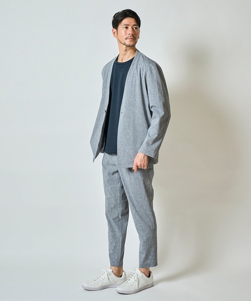 TETE HOMME（テットオム）の「リネンイージーパンツ（その他パンツ・メンズ・ブラック/グレー・MEDIUM/LARGE/X-LARGE/XX-LARGE）」の14枚目の写真