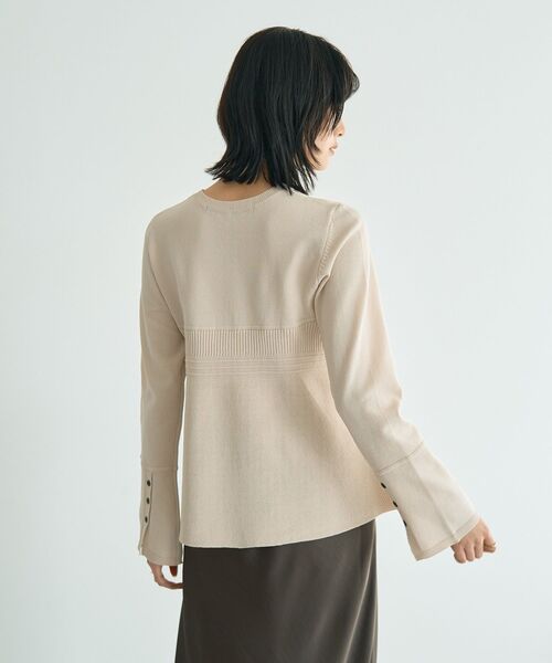 YECCA VECCA(イェッカヴェッカ)の「ビスチェデザインニット(ニット/セーター・レディース・ブラック/アイボリー/ブルー・FREE)」の22枚目の写真