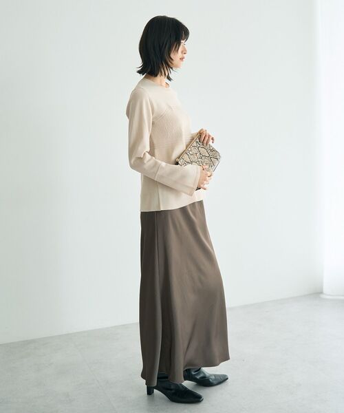 YECCA VECCA(イェッカヴェッカ)の「ビスチェデザインニット(ニット/セーター・レディース・ブラック/アイボリー/ブルー・FREE)」の20枚目の写真