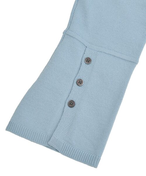 YECCA VECCA(イェッカヴェッカ)の「ビスチェデザインニット(ニット/セーター・レディース・ブラック/アイボリー/ブルー・FREE)」の12枚目の写真