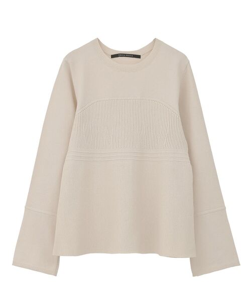 YECCA VECCA(イェッカヴェッカ)の「ビスチェデザインニット(ニット/セーター・レディース・ブラック/アイボリー/ブルー・FREE)」の9枚目の写真