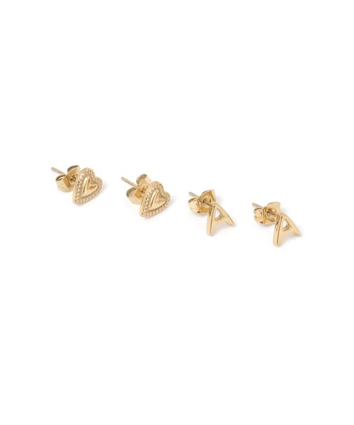 niko and...(ニコアンド)の「ステンレス / イニシャル2SETピアス(ピアス(両耳用)・レディース・その他6/その他4/その他8/その他5/その他3/その他2/その他1/その他7・0)」の2枚目の写真