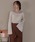 mideal�i�}�C�f�B�[���j�́ubutton design flare sleeve rib knit / �{�^���f�U�C���t���A�X���[�u���u�j�b�g�i�j�b�g/�Z�[�^�[�j�v�b�A�C�{���[