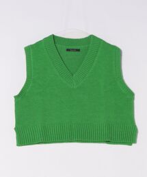 ニット」に該当するメンズのベスト（グリーン・カーキ/緑色系