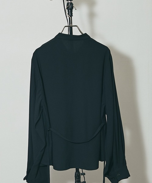 セール】ウエストリボン＆2WAYカフスブラウス（シャツ/ブラウス