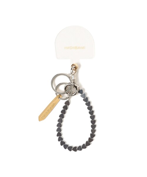 Ray BEAMS（レイビームス）の「【WEB限定】HASHIBAMI / ハート スマホ ハンドストラップ（その他小物・レディース・シルバー/ゴールド・ONE SIZE）」の2枚目の写真
