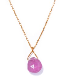 les bonbon | 【les bon bon】serendip ruby necklace/セレンディップ ルビー ネックレス BOB838(ネックレス)