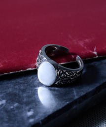 MAISON CLUB（メゾンクラブ）の「【MAISON CLUB】Plane Oval Ring FreeSize / フリーサイズ/シルバー925/Silver925 KUN（リング）」