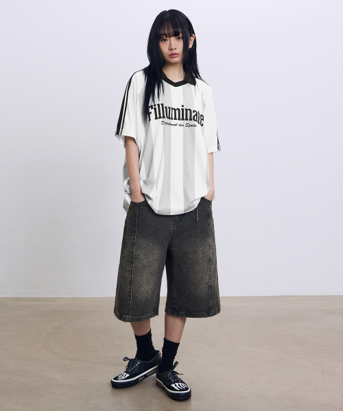 F.ILLUMINATE(フィルミネイト)の「ドミンゴ ウォッシングデニムショーツ-ライトブルー(デニムパンツ・レディース・その他・SMALL/MEDIUM/LARGE)」の9枚目の写真