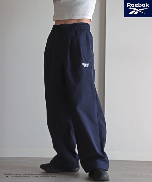 COURO(コウロ)の「【Reebok/リーボック】 別注 スモールベクター刺繍ナイロンパンツ(その他パンツ・レディース・アイボリー/ブラック/ネイビー/チャコールグレー/ライトグレー/グリーン系/ダークブラウン・S/M/L/XL)」の11枚目の写真