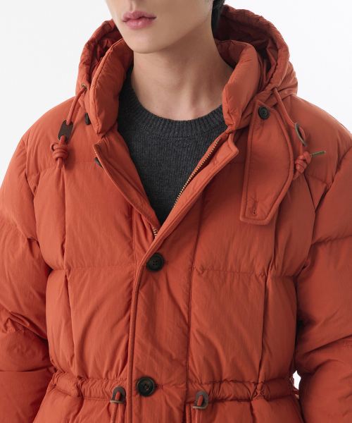 【美品】FRIZMWORKS フリズムワークス カラコラムダウン オレンジ M Frizmworks - Karakoram down parka - Orange