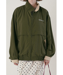 WITHOUT SUMMER（ウィズアウトサマ）の「ツートンラインウィンドジャケット_カーキ（ナイロンジャケット）」
