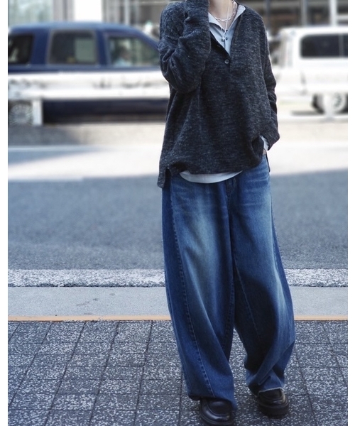 JOURNAL STANDARD LUXE（ジャーナルスタンダード　ラックス）の「《追加4》11OZデニム スウィッチパンツ（デニムパンツ・レディース・ブルー・SMALL/MEDIUM）」の10枚目の写真