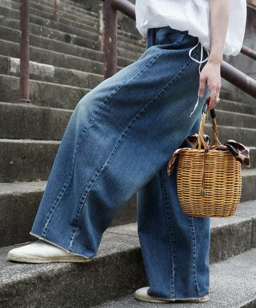 JOURNAL STANDARD LUXE（ジャーナルスタンダード　ラックス）の「《追加4》11OZデニム スウィッチパンツ（デニムパンツ・レディース・ブルー・SMALL/MEDIUM）」の11枚目の写真