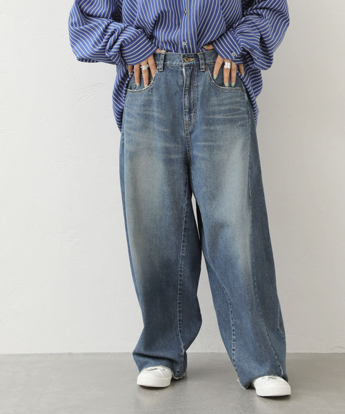 JOURNAL STANDARD LUXE（ジャーナルスタンダード　ラックス）の「《追加4》11OZデニム スウィッチパンツ（デニムパンツ・レディース・ブルー・SMALL/MEDIUM）」の14枚目の写真