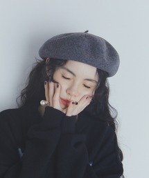 manana suerte（マニャーナスエルテ）の「WOOLベレー帽（ハンチング/ベレー帽）」