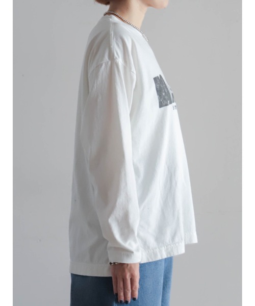 FIL DE FER（フィルデフェール）の「マーケットPT　ロンTEE（Tシャツ/カットソー・レディース・ブルー/ブラック・FREE）」の9枚目の写真