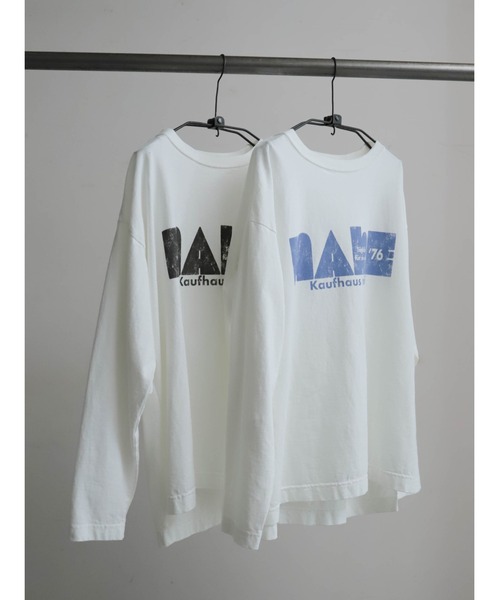 FIL DE FER（フィルデフェール）の「マーケットPT　ロンTEE（Tシャツ/カットソー・レディース・ブルー/ブラック・FREE）」の11枚目の写真