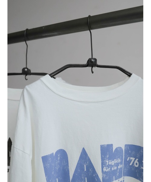 FIL DE FER（フィルデフェール）の「マーケットPT　ロンTEE（Tシャツ/カットソー・レディース・ブルー/ブラック・FREE）」の12枚目の写真