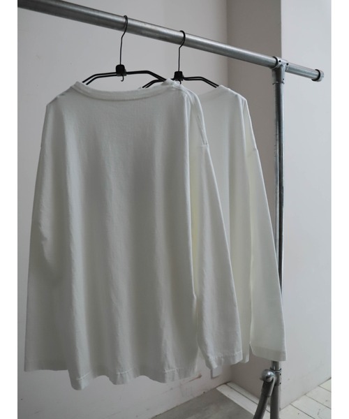 FIL DE FER（フィルデフェール）の「マーケットPT　ロンTEE（Tシャツ/カットソー・レディース・ブルー/ブラック・FREE）」の3枚目の写真