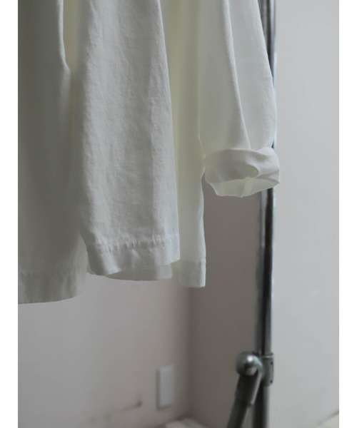 FIL DE FER（フィルデフェール）の「マーケットPT　ロンTEE（Tシャツ/カットソー・レディース・ブルー/ブラック・FREE）」の4枚目の写真