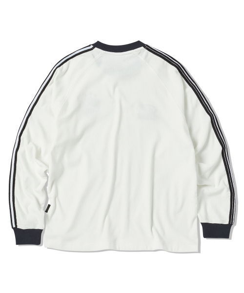 TRAVEL(トラベル)の「ベルベットラインテープロングスリーブオフホワイト(Tシャツ/カットソー・レディース・その他・LARGE/MEDIUM/SMALL)」の2枚目の写真