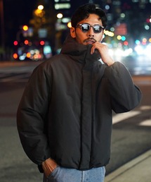 jiggys shop（ジギーズショップ）の「ポリピーチ 撥水加工 防風フィルム入り 中綿フードブルゾン ジャケット（ブルゾン・メンズ）」