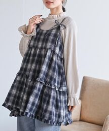 rps | 起毛チェックティアードキャミチュニック(チュニック)