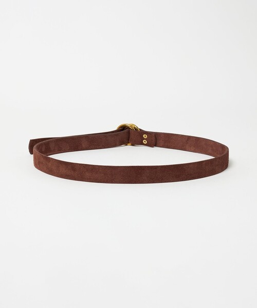 BEORMA LEATHER COMPANY（ベオーマレザーカンパニー）の「＜BEORMA LEATHER COMPANY＞B0209/スエード リングベルト（ベルト・メンズ・ダークブラウン/ブラック・L/M）」の3枚目の写真