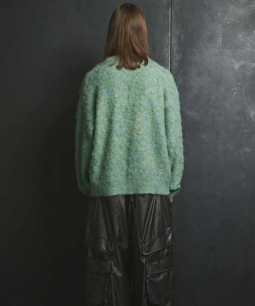 UNISEX》Prime-Over Crew Neck Shaggy Knit Pullover/プライムオーバー