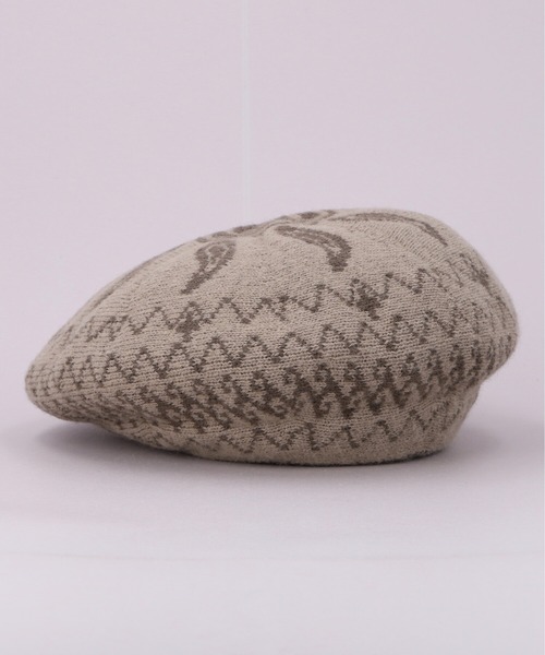 CA4LA（カシラ）の「SIVON BERET（ハンチング/ベレー帽・レディース・ブラック/ネイビー/ブラウン・ONESIZE）」の4枚目の写真