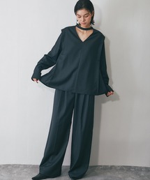 SMILE ORCHID（スマイルオーキッド）の「選べる2タイプブラウス＆パンツセット（スーツセット）」