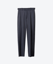 UNTAGE（アンテージ）の「ウールキャロットレッグトラウザー[Navy(UNISEX)]_UTP-FP52（スラックス）」