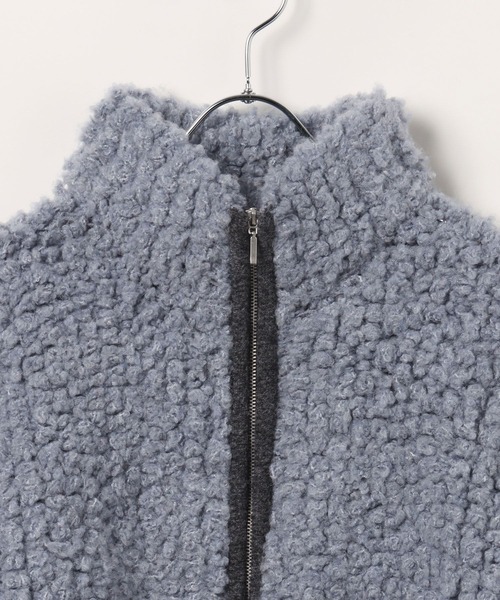 LEPSIM（レプシィム）の「3.5ゲージ切り替えZIPカーディガン　605964（カーディガン/ボレロ・レディース・ブルー系その他/グレー系その他/ホワイト系その他/ブラウン系その他・FREE）」の7枚目の写真