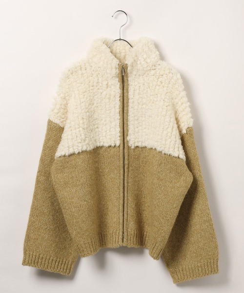 LEPSIM（レプシィム）の「3.5ゲージ切り替えZIPカーディガン　605964（カーディガン/ボレロ・レディース・ブルー系その他/グレー系その他/ホワイト系その他/ブラウン系その他・FREE）」の12枚目の写真