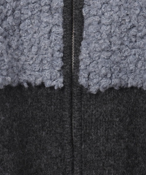 LEPSIM（レプシィム）の「3.5ゲージ切り替えZIPカーディガン　605964（カーディガン/ボレロ・レディース・ブルー系その他/グレー系その他/ホワイト系その他/ブラウン系その他・FREE）」の16枚目の写真