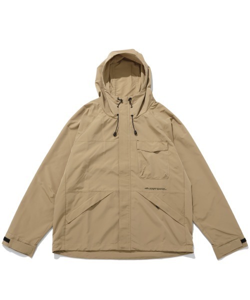 KRIFF MAYER(クリフメイヤー)の「花粉ドロップフードジャケット(マウンテンパーカー・メンズ・カラフル/ベージュ/オリーブ/ブラック・X-LARGE/LARGE/MEDIUM)」の2枚目の写真