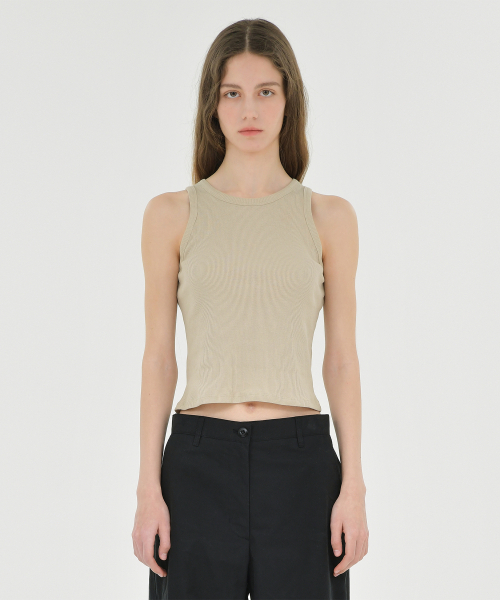 BROWNYARD(ブラウンヤード)の「Wスリーブレストップス、ベージュ(Tシャツ/カットソー・レディース・その他・1/2)」の3枚目の写真