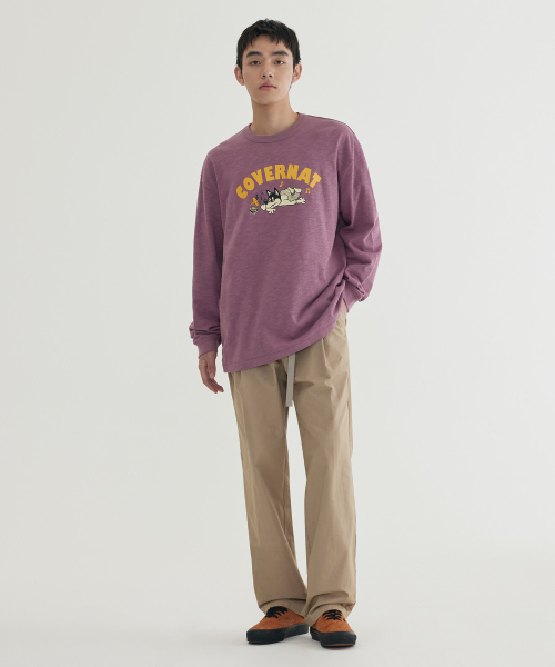 COVERNAT(カバーナット)の「スラブヴィンテージグラフィックロングスリーブマゼンタ(Tシャツ/カットソー・メンズ・その他・SMALL/MEDIUM/LARGE/X-LARGE)」の5枚目の写真