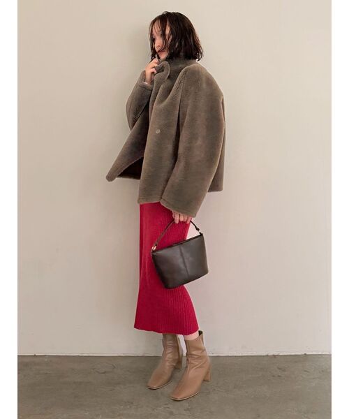 ラメブレンドレースカフスニットワンピース（ワンピース）｜LAGUNAMOON